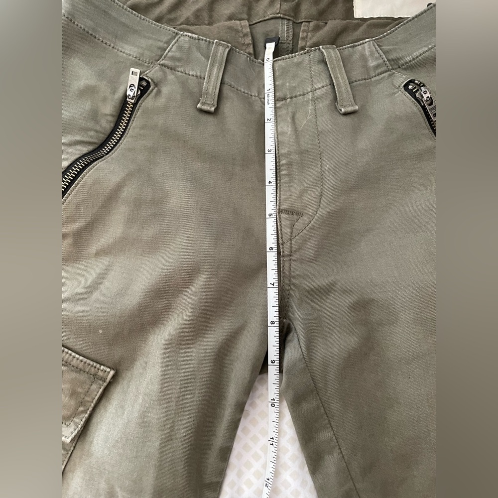 Rag & Bone Skinny Khaki Green Cargo Pants - Picture 9 of 12